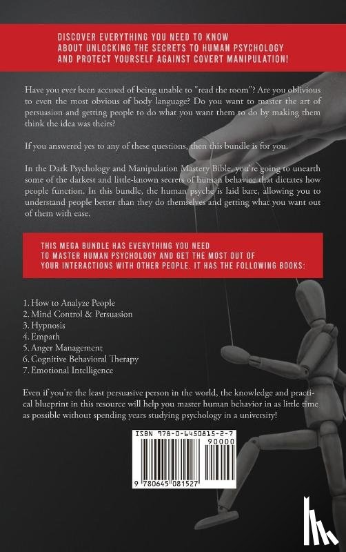 Goleman, Robert, Covey, Jason - DARK PSYCHOLOGY AND MANIPULATION MASTERY BIBLE 7 Books in 1