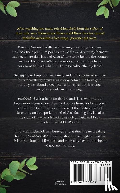 Stocker, Fiona - Saddleback Wife - Slow Food in Tasmania
