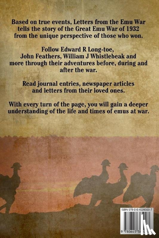 Bryden, J a, Park, Chris - Letters from the emu war