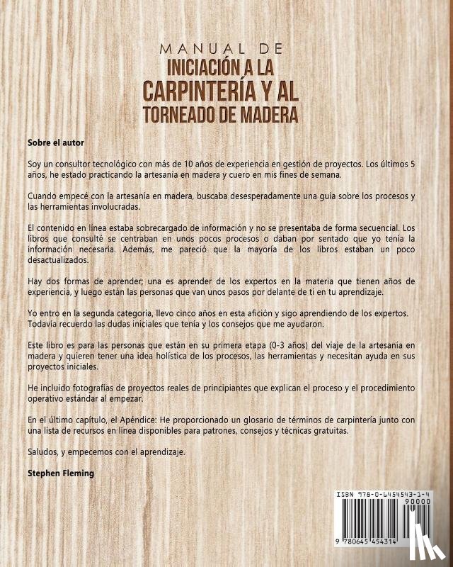 Fleming, Stephen - Manual de iniciacion a la carpinteria y al torneado de madera