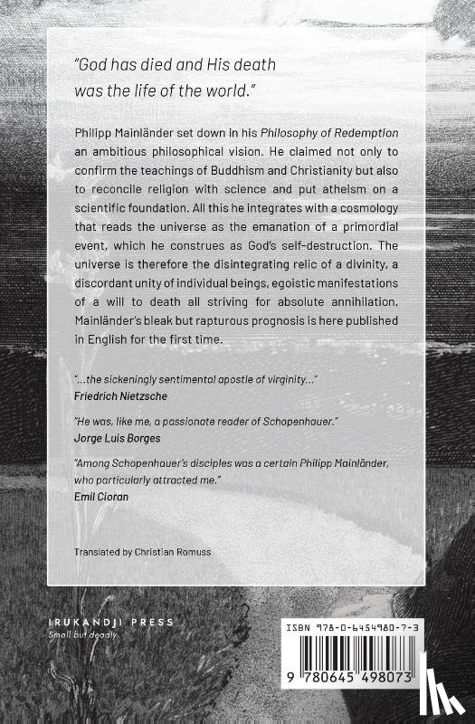 Mainländer, Philipp - The Philosophy of Redemption