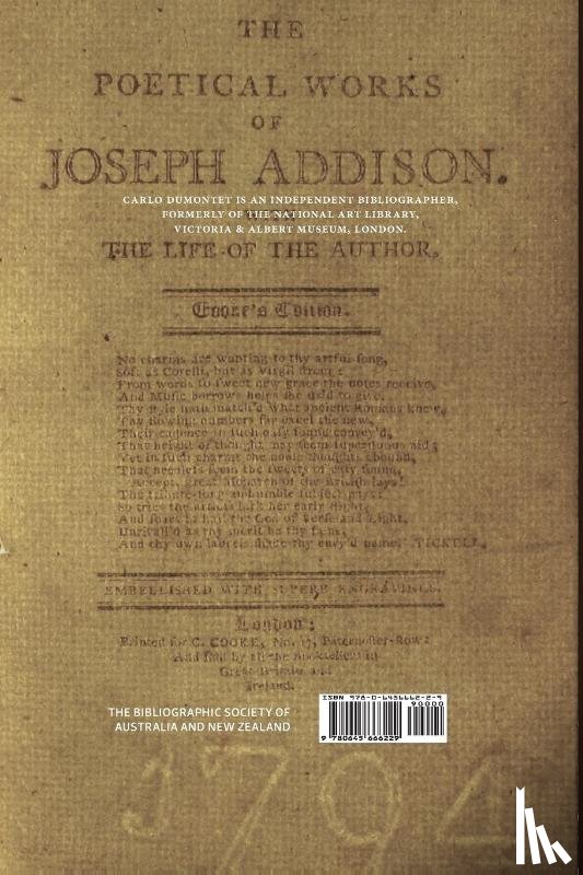 Dumontet, Carlo - Collation, Reference Notation, & Statement of Signing