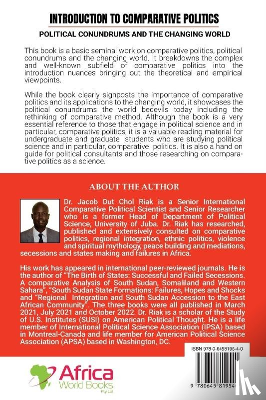 Riak, Jacob Dut Chol - INTRODUCTION to COMPARATIVE POLITICS