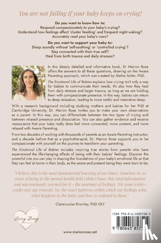 Rose, Marion - The Emotional Life of Babies