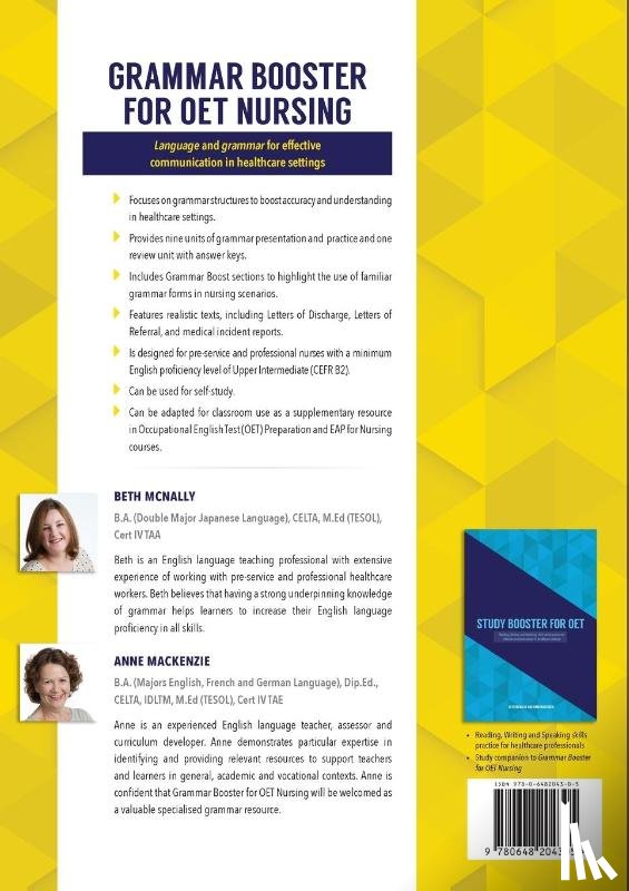 McNally, Beth, MacKenzie, Anne - Grammar Booster for OET Nursing