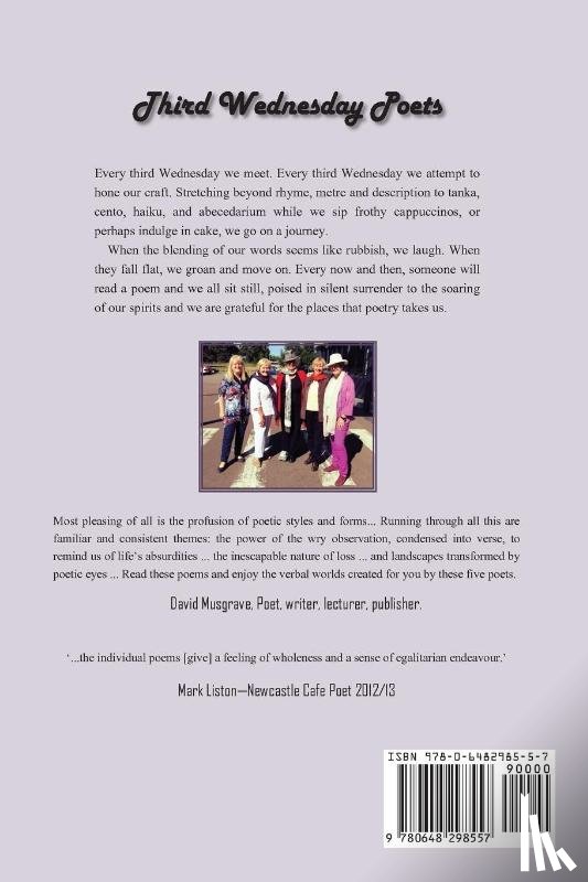 Tregellis, Jo, Berry, Louise, Brooks, Linda Ruth - Third Wednesday Poets