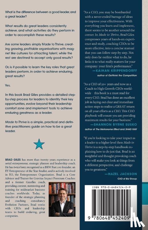 Giles, Brad - Made to Thrive