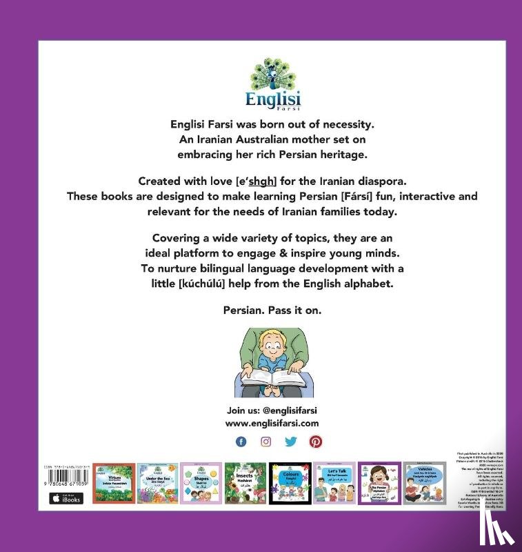 Kiani, Mona - Englisi Farsi Persian Books The Persian Alphabet Alef Baye Farsi