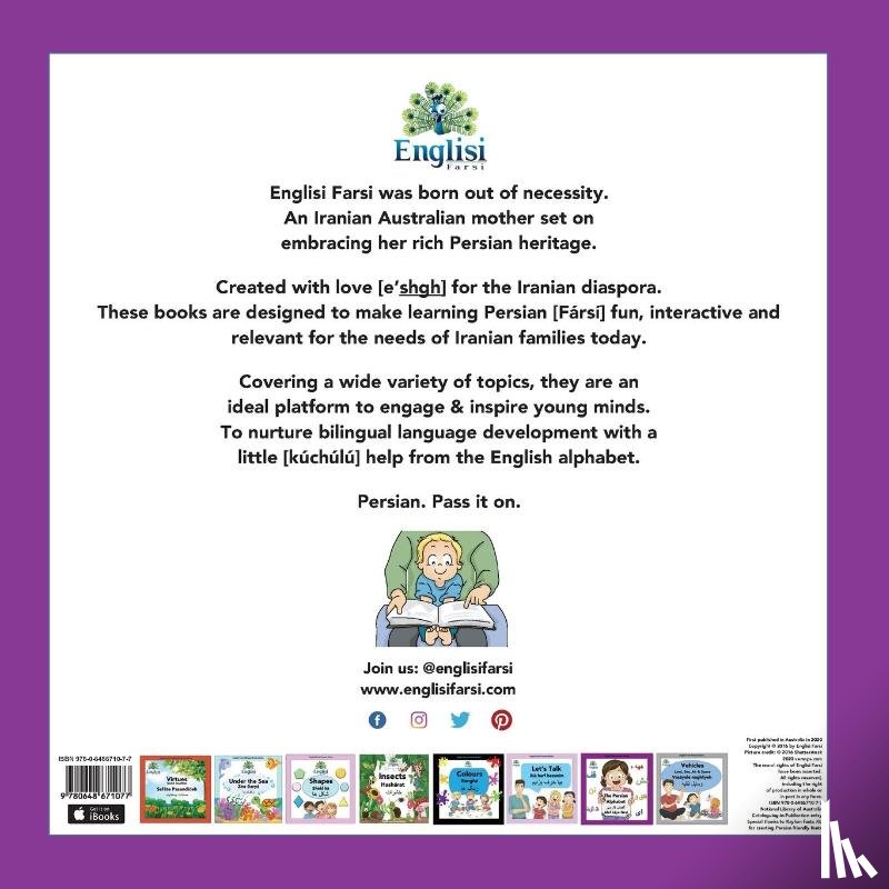 Kiani, Mona - Englisi Farsi Persian Books the Persian Alphabet Alef Baye Farsi