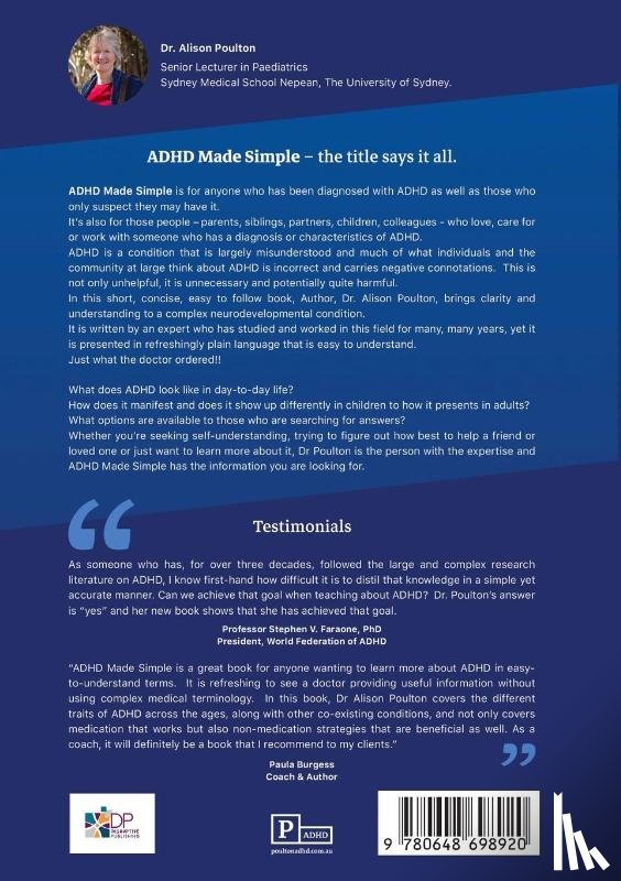 Poulton, Alison - ADHD Made Simple