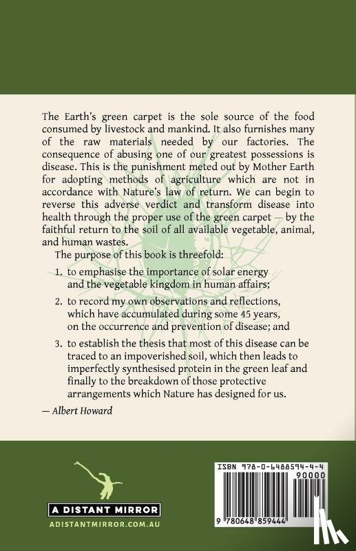 Howard, Albert - The Soil and Health