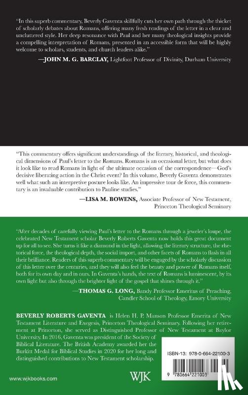 Gaventa, Beverly Roberts - Romans
