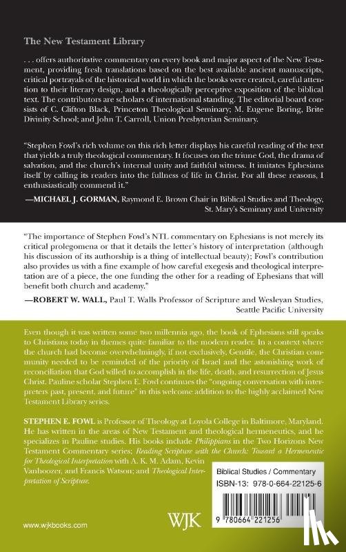 Fowl, Stephen E. - Ephesians