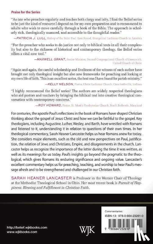 Lancaster, Sarah Heaner - Romans