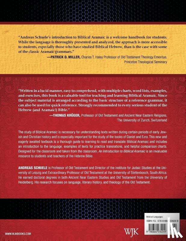 Schuele, Andreas - An Introduction to Biblical Aramaic