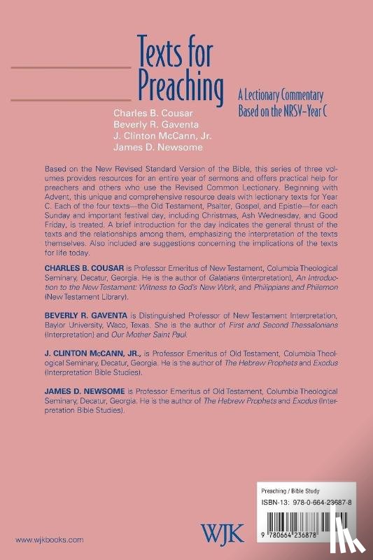 Cousar, Charles B. - Texts for Preaching