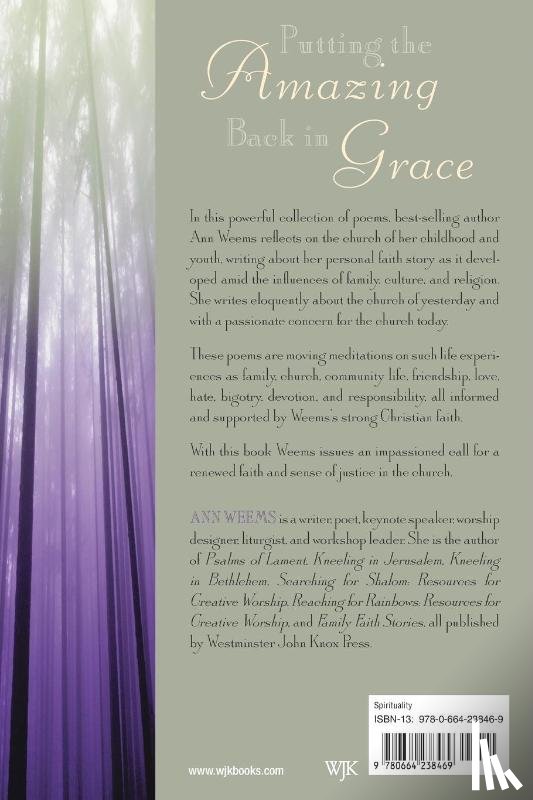 Weems, Ann - Putting the Amazing Back in Grace