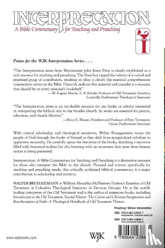Brueggemann, Walter - First and Second Samuel