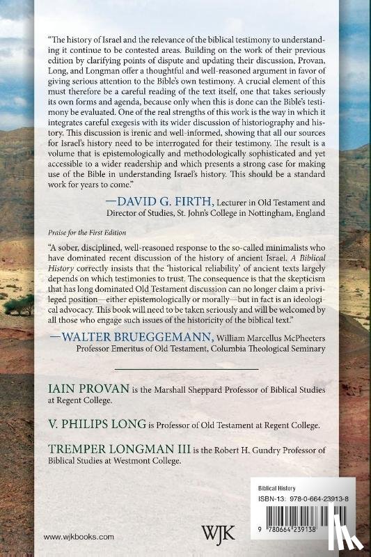 Provan, Iain, Long, V. Philips, Longman III, Tremper - A Biblical History of Israel, Second Edition