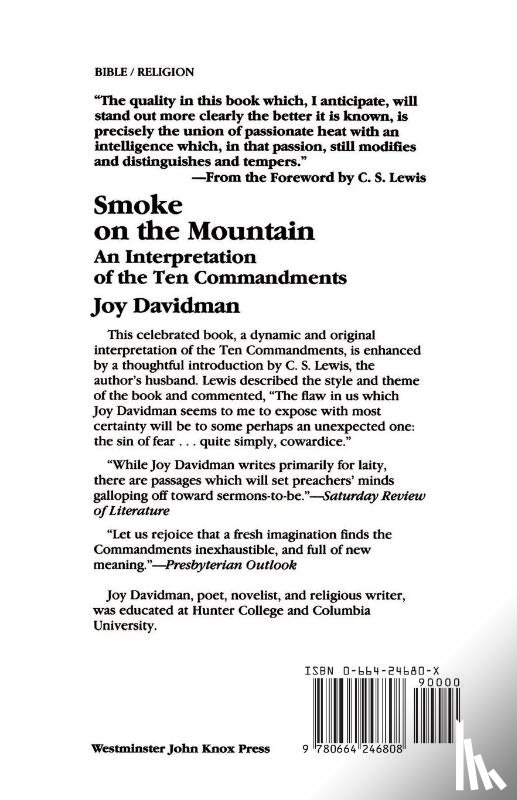 Davidman, Joy - Smoke on the Mountain