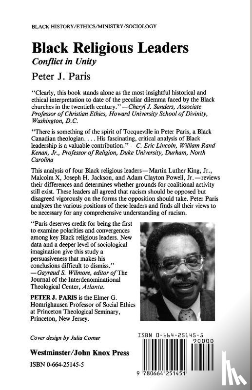 Paris, Peter J. - Black Religious Leaders