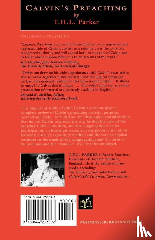 Parker, T. H. L. - Calvin's Preaching