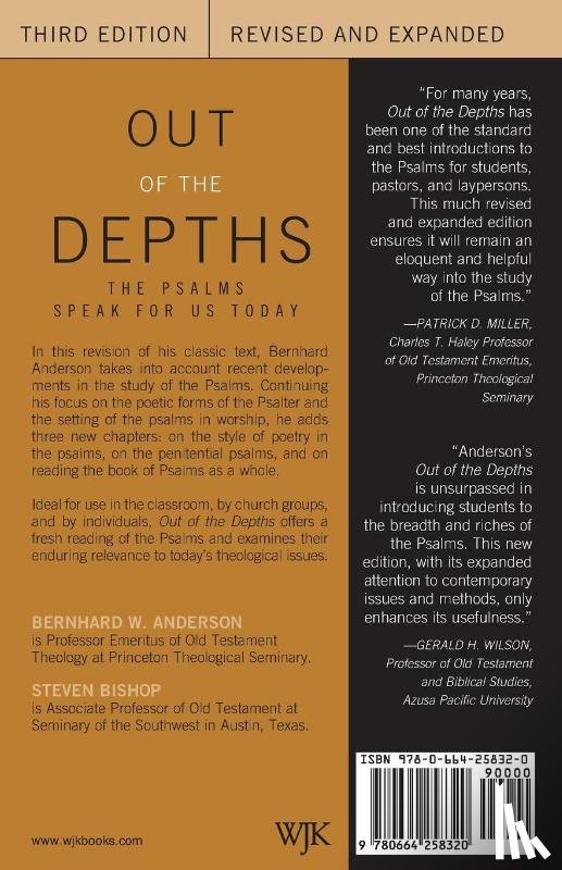 Anderson, Bernhard W., Bishop, Roy Steven - Out of the Depths, Third Edition, Revised and Expanded