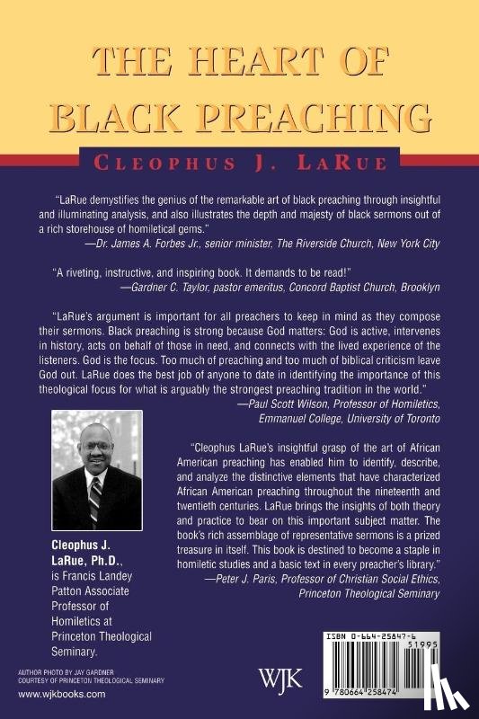 LaRue, Cleophus J. - The Heart of Black Preaching