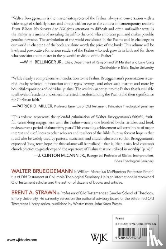 Brueggemann, Walter - From Whom No Secrets Are Hid