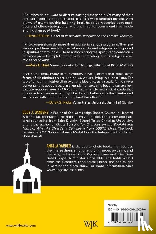 Sanders, Cody J., Yarber, Angela - Microaggressions in Ministry