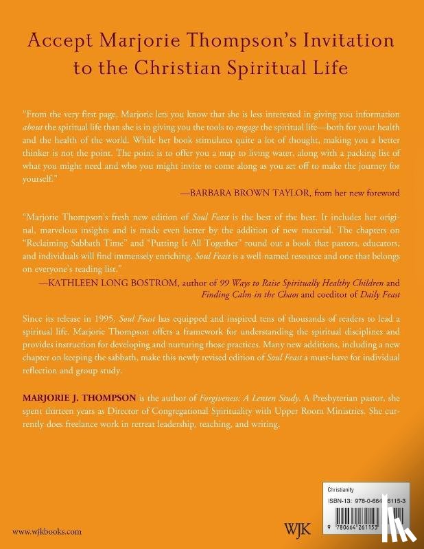Thompson, Marjorie J. - Soul Feast, Newly Revised Edition-Enlarged