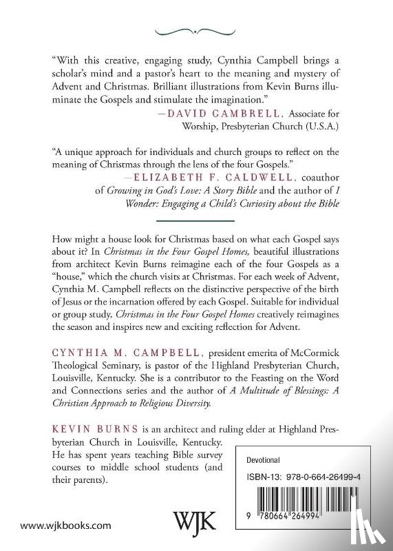Campbell, Cynthia McCall - Christmas in the Four Gospel Homes