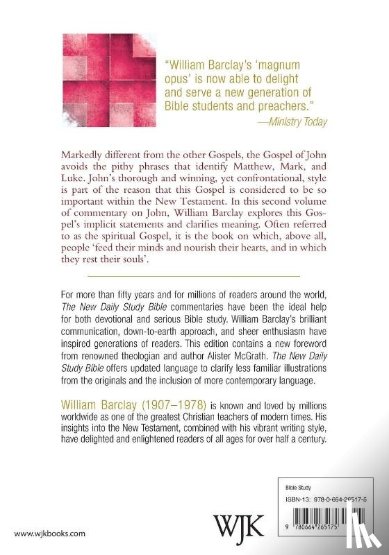 Barclay, William - The Gospel of John, Volume 2 (Enlarged Print)