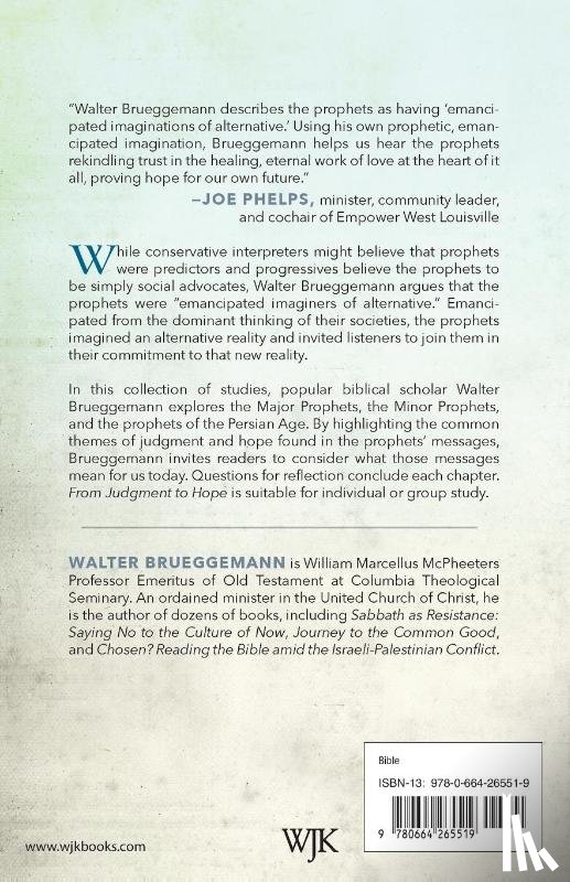 Brueggemann, Walter - From Judgment to Hope