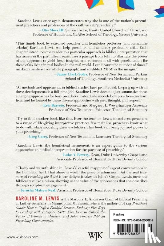 Lewis, Karoline M. - Preaching the Word