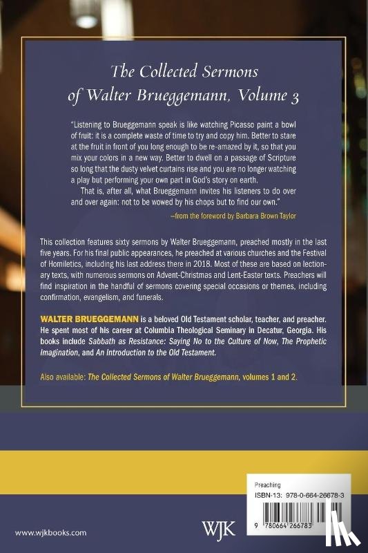 Brueggemann, Walter - The Collected Sermons of Walter Brueggemann, Volume 3