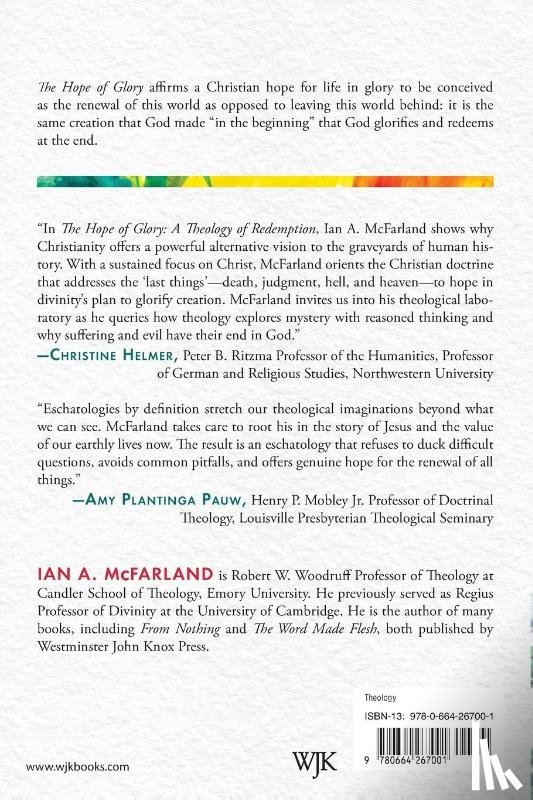 Mcfarland, Ian A. - The Hope of Glory