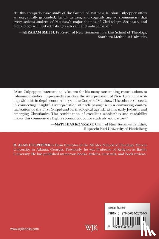 Culpepper, R Alan - Matthew