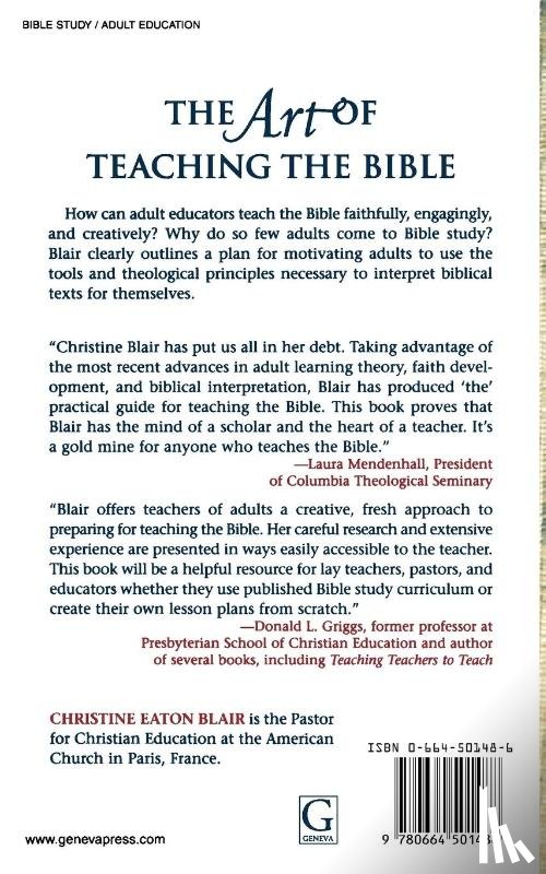 Blair, Christine Eaton - The Art of Teaching the Bible