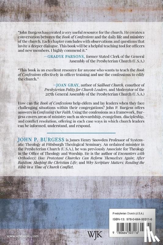 Burgess, John - Confessing Our Faith