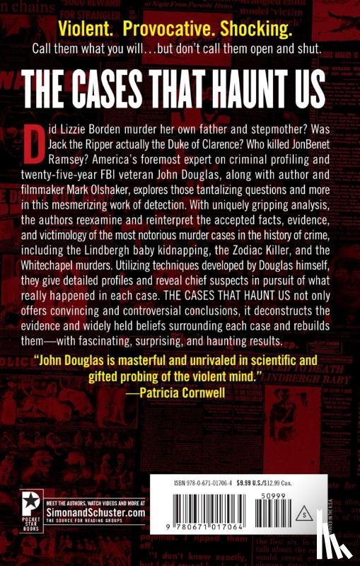 Douglas, John E., Olshaker, Mark - The Cases That Haunt Us