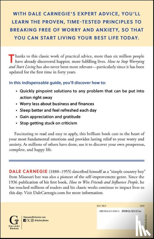 Carnegie, Dale - How to Stop Worrying and Start Living
