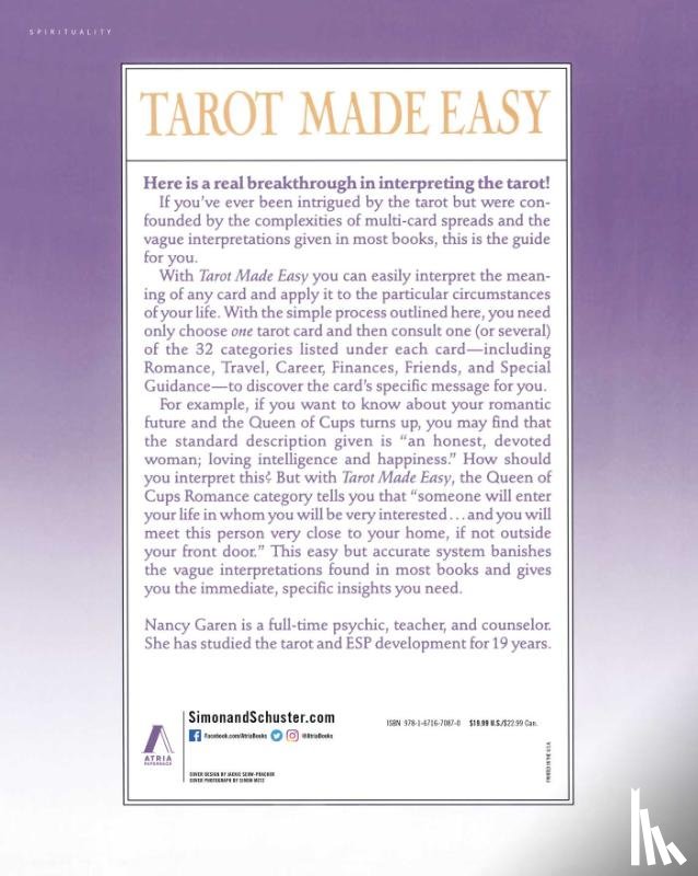 Garen, Nancy - Tarot Made Easy