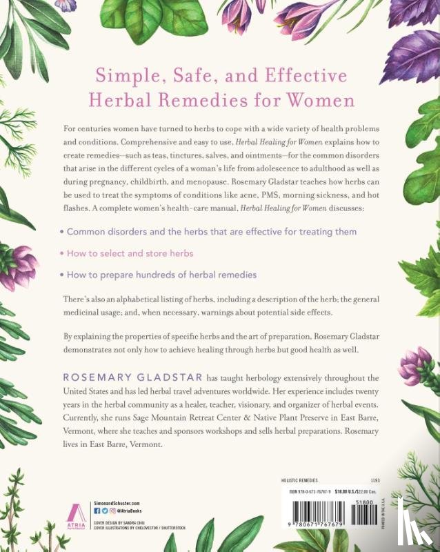 Gladstar, Rosemary - Herbal Healing for Women