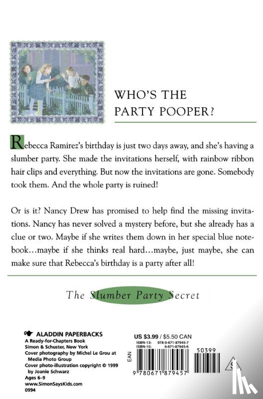 Keene, Carolyn - The Slumber Party Secret