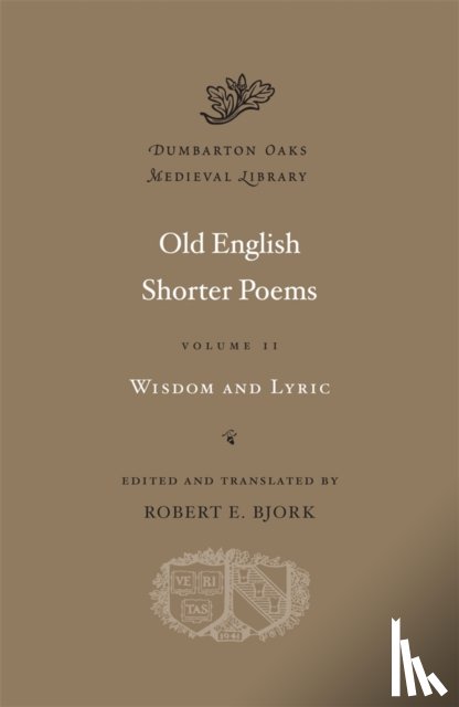 Robert E. Bjork - Old English Shorter Poems