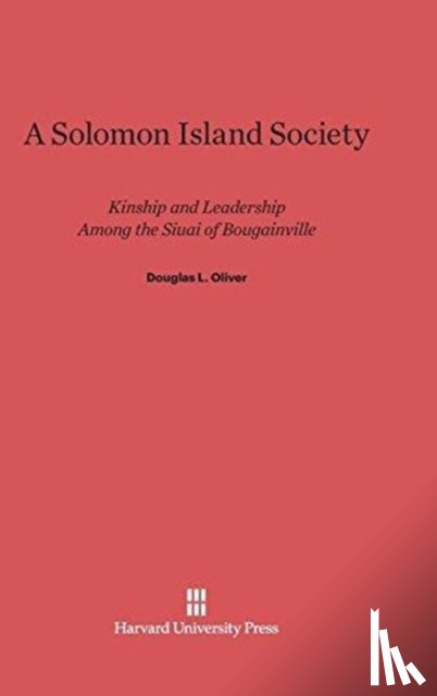 Oliver, Douglas L - A Solomon Island Society