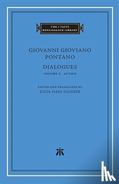 Pontano, Giovanni Gioviano - Dialogues