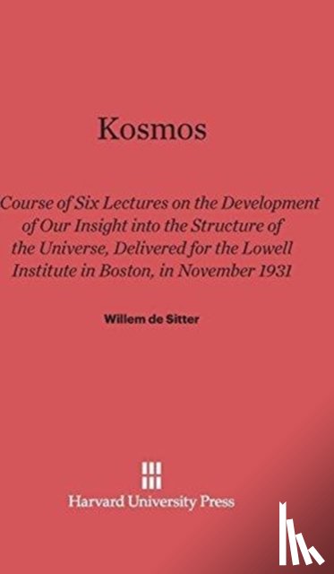 Sitter, Willem De - Kosmos