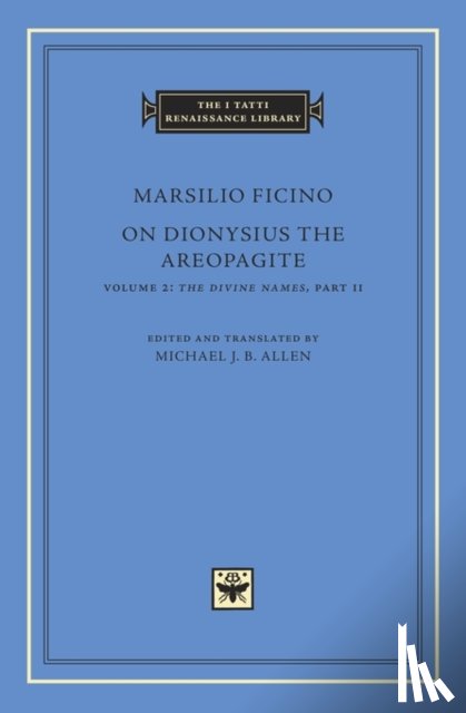 Ficino, Marsilio - On Dionysius the Areopagite